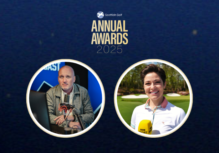 EILIDH BARBOUR AND MARTIN GEISSLER TO HOST 2025 SCOTTISH GOLF AWARDS