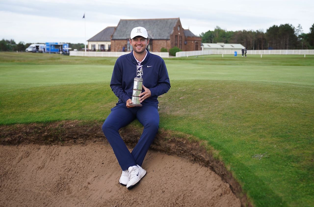 Holmes breaks course record and wins Scottish Men’s Open